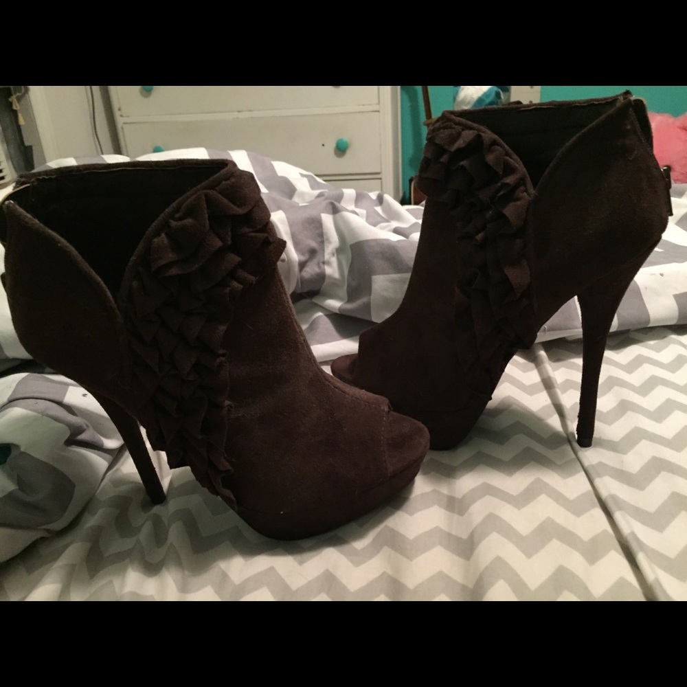 Brown heels